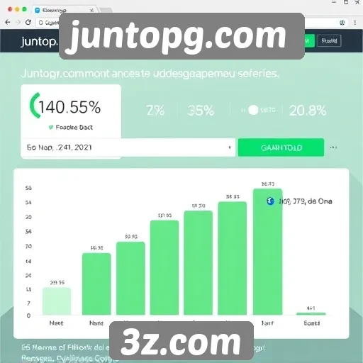 O crescimento da base de usuários do juntopg.com