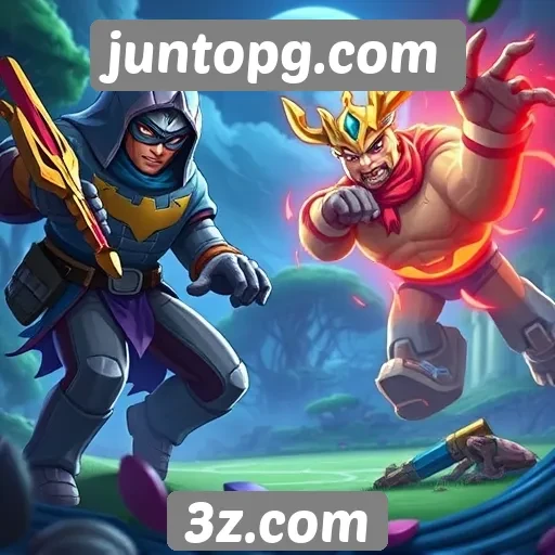 Destaques dos jogos mais populares no site juntopg